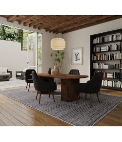 Feizy Herrick Gray T36T8021 8ft. x 10ft. Rect. Rug