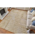 Feizy Eastfield GOLD/IVORY EAS69FTF 2 ft. 6 in. X 8 ft. Rectangle Rug