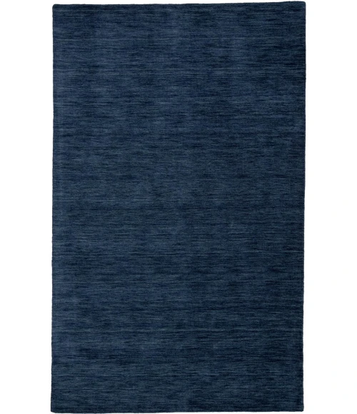 Feizy LUNA 8049F IN DARK BLUE 8' x 8' Round Area Rug