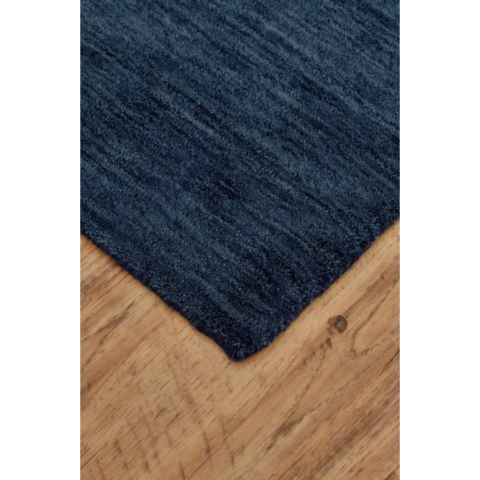 Feizy LUNA 8049F IN DARK BLUE 2' 6" x 8' Runner Area Rug