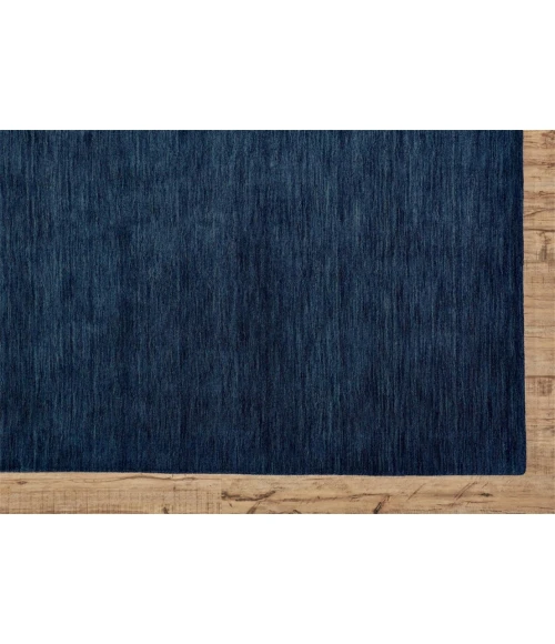 Feizy LUNA 8049F IN DARK BLUE 8' x 8' Round Area Rug