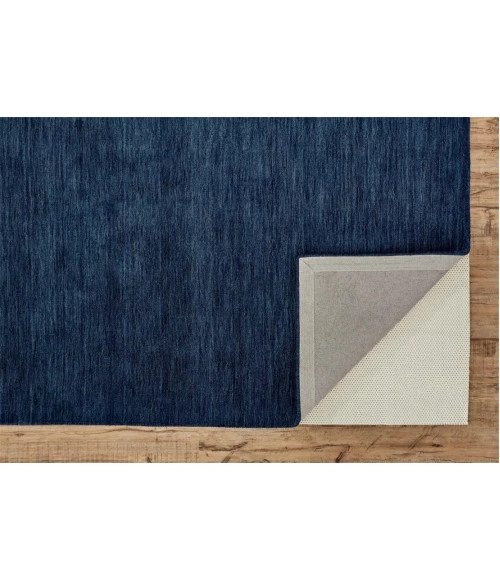 Feizy LUNA 8049F IN DARK BLUE 8' x 8' Round Area Rug