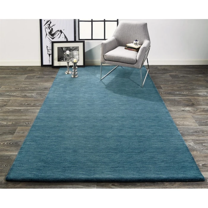 Feizy LUNA 8049F IN TEAL 8' X 11' Area Rug