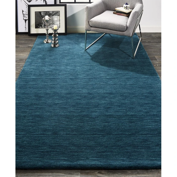 Feizy LUNA 8049F IN TEAL 8' X 11' Area Rug