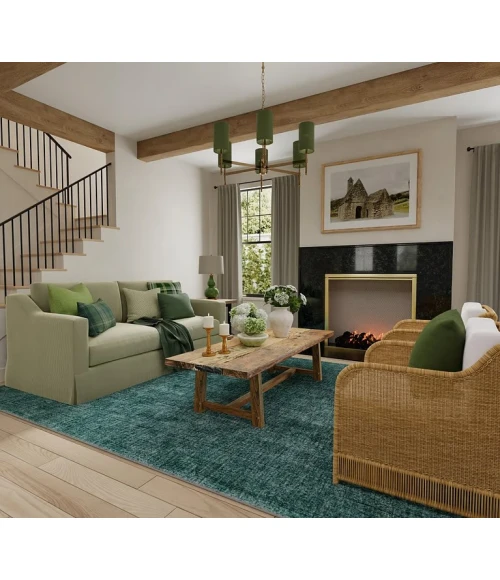 Feizy Luna LIGHT GREEN 5798049F 8 ft. X 11 ft. Rectangle Rug