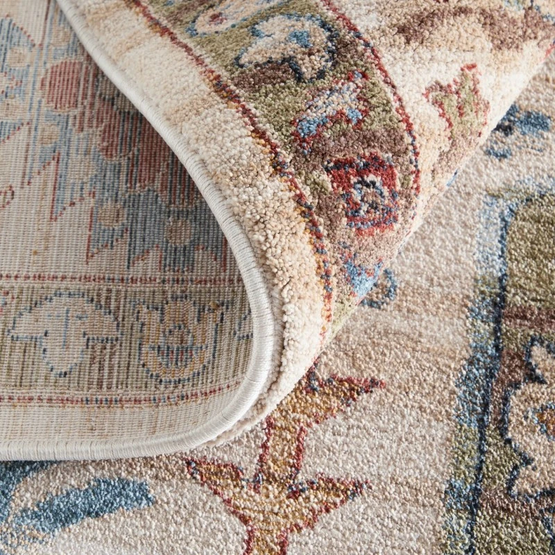 Feizy Pearson Ivory/Green/Red PRS39SUF 2ft.6in. x 7ft.3in. Rect. Rug