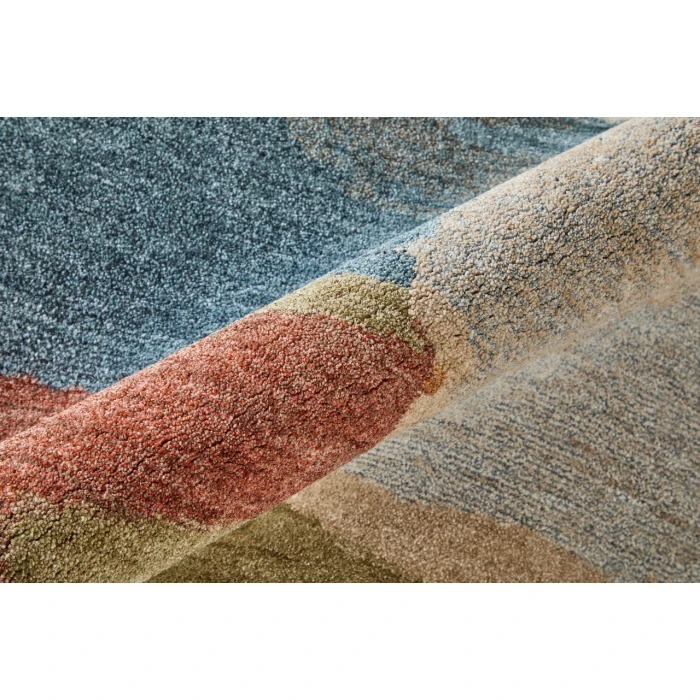 Feizy Pearson Blue/Ivory/Orange PRS39SDF 2ft. x 3ft. Accent Rug Rug