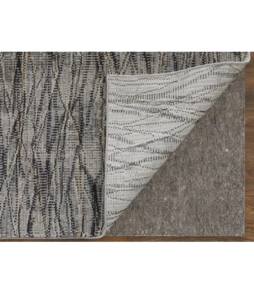 Feizy Sonora GRAY/CHARCOAL SNR39NXF 2 ft. 6 in. X 7 ft. 3 in. Rectangle Rug