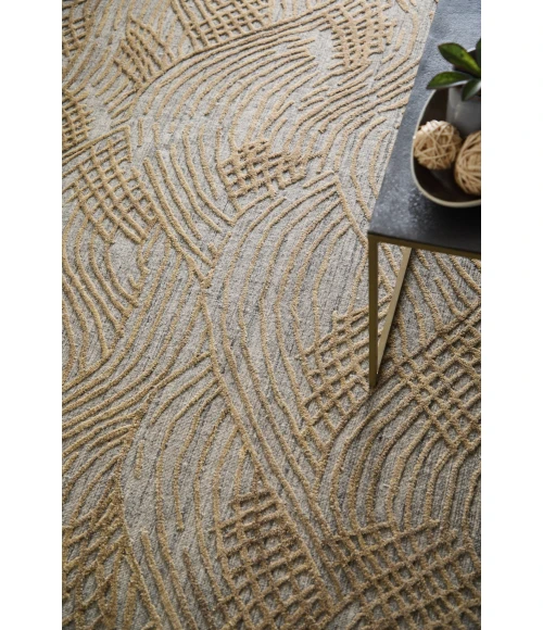 Feizy Taunton Gold/Gray T17T8007 5ft. x 8ft. Rect. Rug