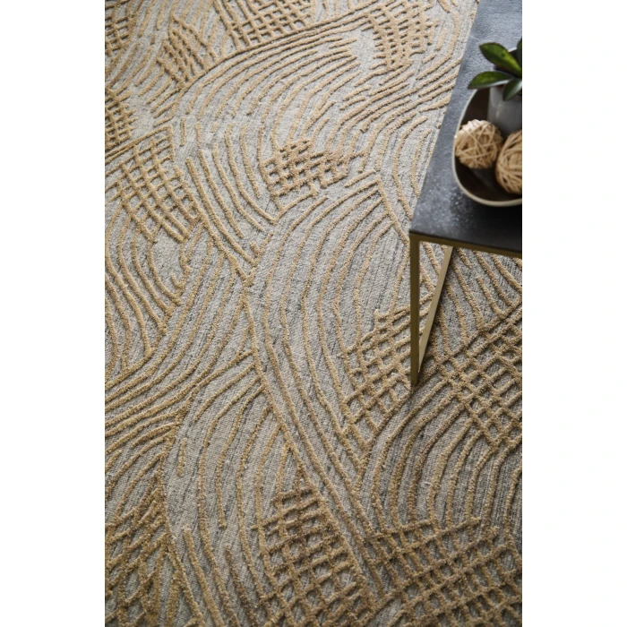 Feizy Taunton Gold/Gray T17T8007 9ft. x 12ft. Rect. Rug