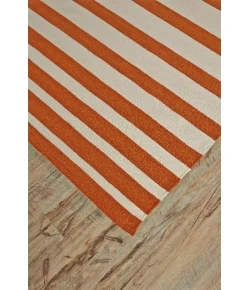 Feizy Sargasso I 0633F ORANGE/WHITE Area Rug 4 ft. X 6 ft. Rectangle