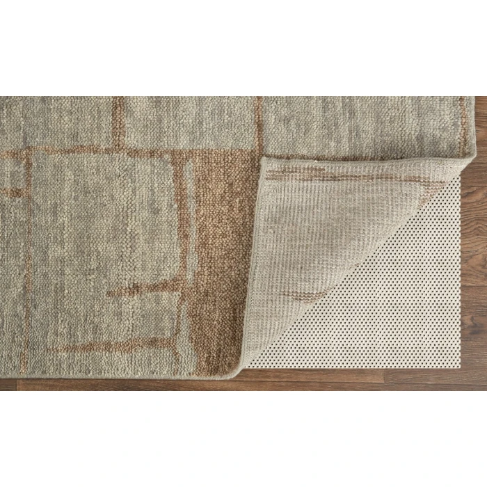 Feizy Sutton Tan/Orange T05T6003 9ft.6in. x 13ft.6in. Rect. Rug
