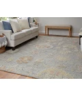 Feizy Grafton BLUE/GRAY GFT69FMF 5 ft. 6 in. X 8 ft. 6 in. Rectangle Rug