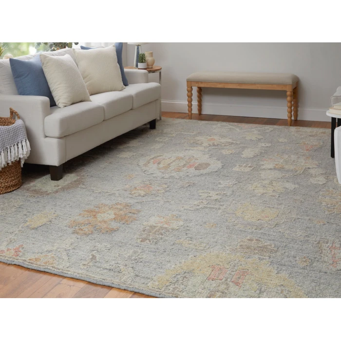 Feizy Grafton BLUE/GRAY GFT69FMF 3 ft. 6 in. X 5 ft. 6 in. Rectangle Rug