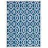 Feizy Saphir Mira TEAL/WHITE 6803495F 9 ft. 8 in. X 12 ft. 7 in. Rectangle Rug