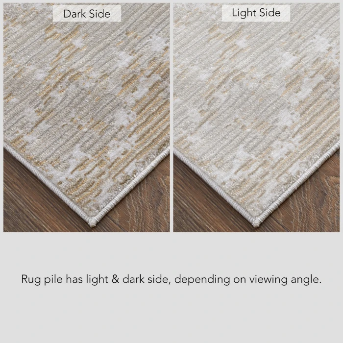 Feizy Sonora Gray/Ivory/Brown SNR39PLF 2 ft. 6 in. X 7 ft. 3 in. Rect. Rug