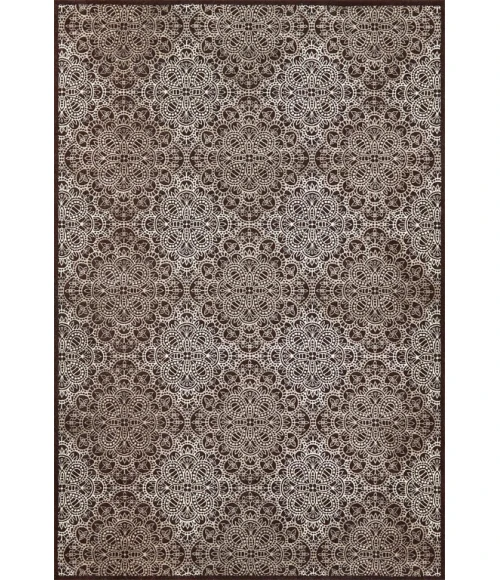 Feizy AZERI II 3846F IN DARK CHOCOLATE/GRAY 10' X 13' 2" Area Rug