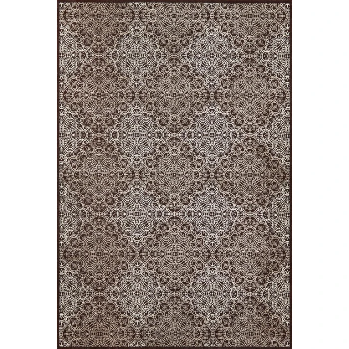Feizy AZERI II 3846F IN DARK CHOCOLATE/GRAY 10' X 13' 2" Area Rug