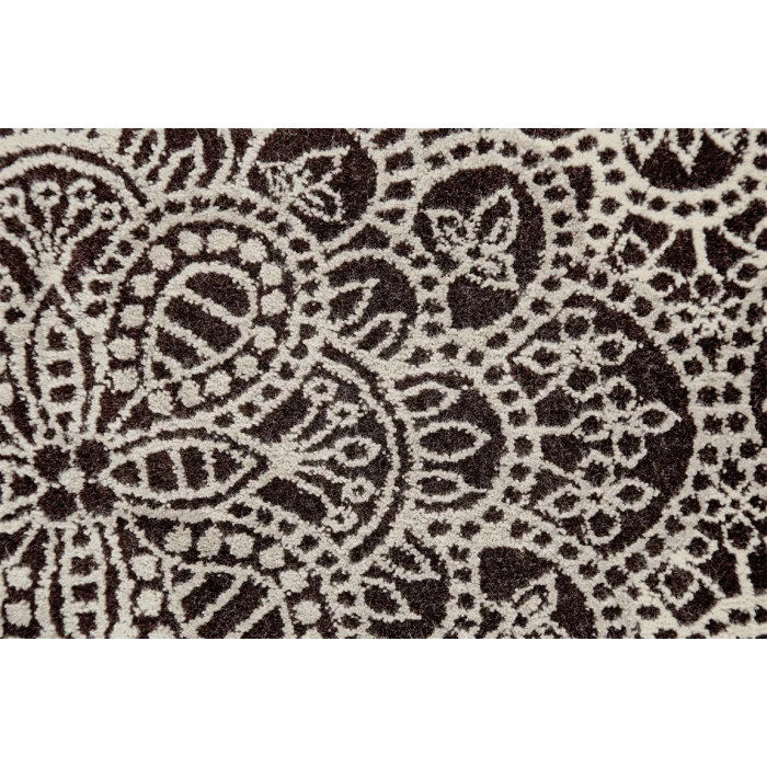 Feizy AZERI II 3846F IN DARK CHOCOLATE/GRAY 10' X 13' 2" Area Rug