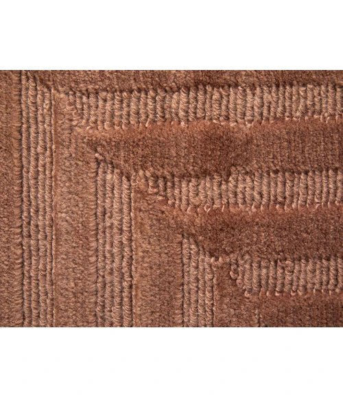 Feizy Channels CINNAMON 2877276F 5 ft. 6 in. X 8 ft. 6 in. Rectangle Rug