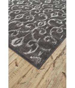 Feizy Azeri Iv 3842F DARK GRAY/SILVER Area Rug 10 ft. X 13 ft. 2 Rectangle
