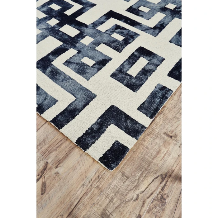 Feizy LORRAINE 8568F IN NOIR 2' x 3' Sample Area Rug