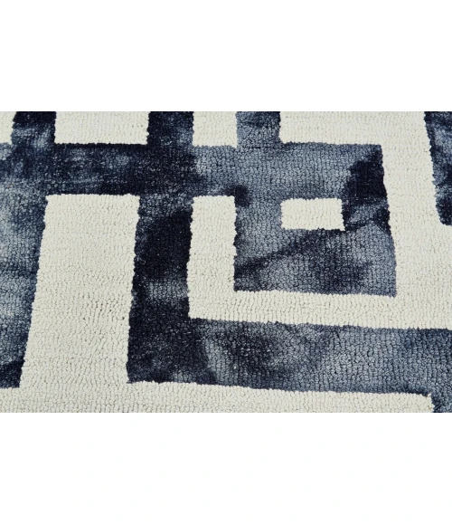 Feizy LORRAINE 8568F IN NOIR 10' X 10' Round Area Rug