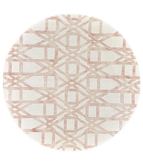 Feizy LORRAINE 8571F IN BLUSH 10' X 10' Round Area Rug