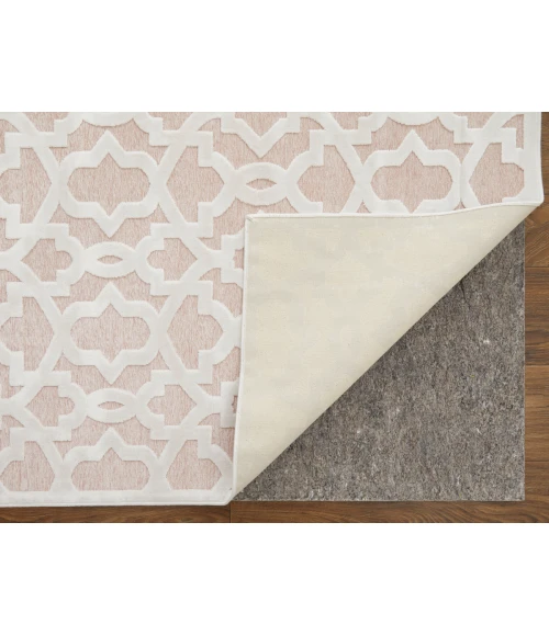 Feizy Saphir Mira BLUSH/WHITE 6803495F 9 ft. 8 in. X 12 ft. 7 in. Rectangle Rug