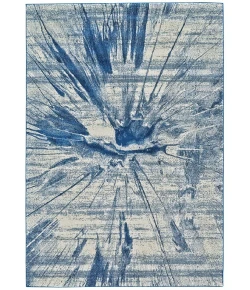 Feizy Brixton 3601F COBALT Area Rug 6 ft. 7 X 9 ft. 6 Rectangle