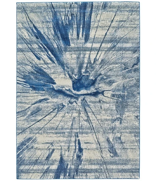 Feizy BRIXTON 3601F IN COBALT 6' 7" X 9' 6" Area Rug