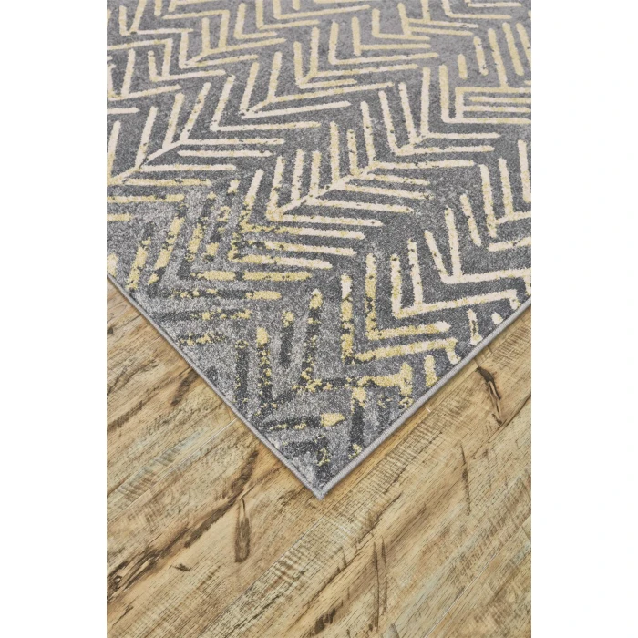 Feizy BLEECKER 3604F IN GRANITE 10' X 13' 2" Area Rug