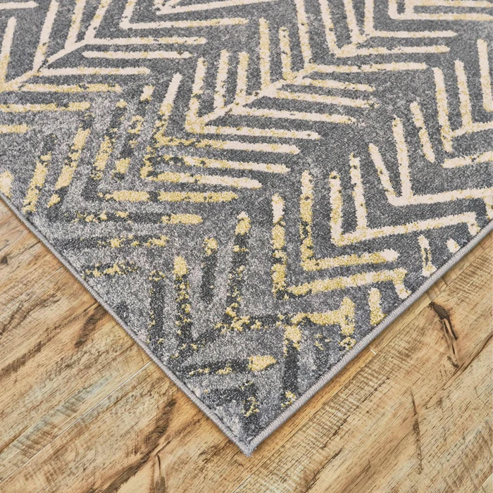 Feizy BLEECKER 3604F IN GRANITE 10' X 13' 2" Area Rug