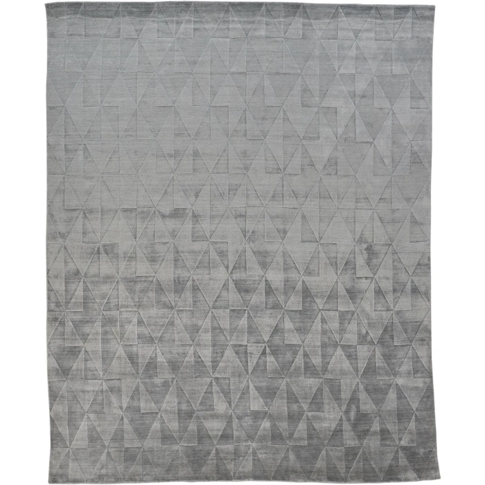 Feizy GRAMERCY 6335F IN MIST 2' 6" x 8' Runner Area Rug