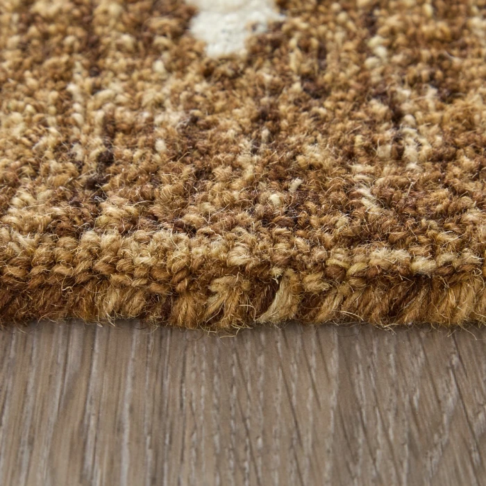 Feizy Wallace Brown/White WAL8A43F 2 ft. X 3 ft. Rect. Rug