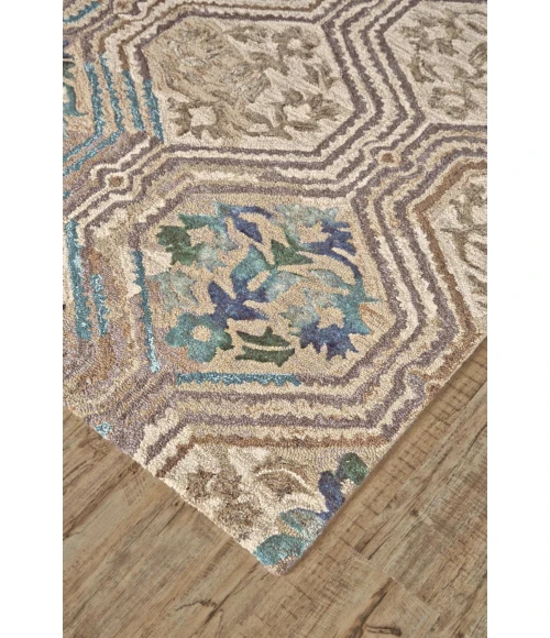 Feizy TIVOLI 8213F IN EVERGREEN 7' 9" x 9' 9" Area Rug