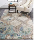 Feizy TIVOLI 8213F IN EVERGREEN 7' 9" x 9' 9" Area Rug
