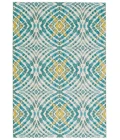 Feizy KEATS 3469F IN TEAL 10' 2" X 13' 9" Area Rug