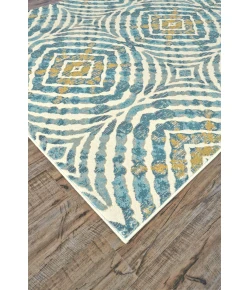 Feizy Keats 3469F TEAL Area Rug 10 ft. 2 X 13 ft. 9 Rectangle