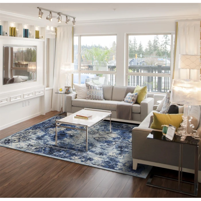 Feizy MILTON 3471F IN THUNDERCLOUD 10' 2" X 13' 9" Area Rug