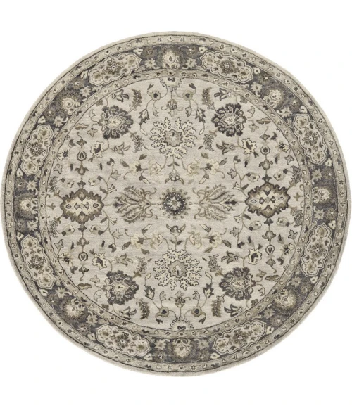 Feizy EATON 8399F IN GRAY 3' 6" x 5' 6" Area Rug