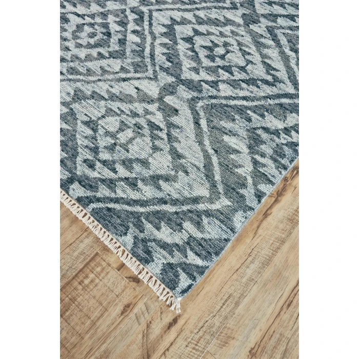 Feizy NIZHONI 6318F IN GRAPHITE 2' x 3' Sample Area Rug