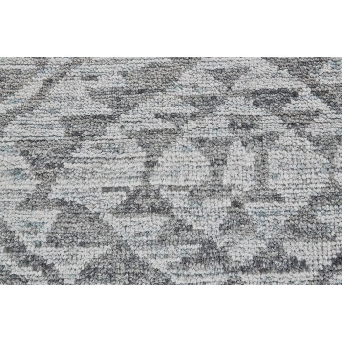 Feizy NIZHONI 6318F IN GRAPHITE 2' x 3' Sample Area Rug