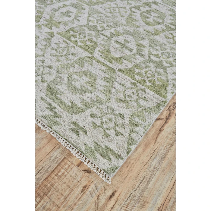 Feizy NIZHONI 6321F IN OLIVE 5' 6" x 8' 6" Area Rug