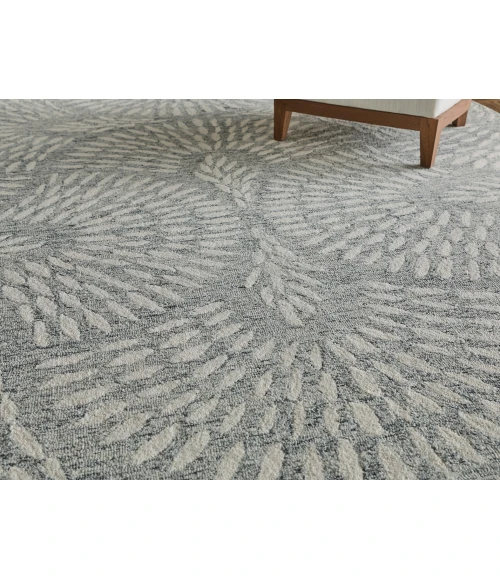 Feizy Wallace Gray/Ivory WAL8A38F 5 ft. X 8 ft. Rect. Rug