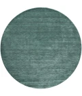Feizy Luna Green/White 5798049F 10 ft. X 10 ft. Round Rug
