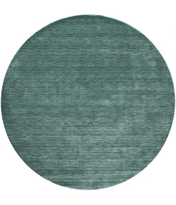 Feizy Luna Green/White 5798049F 10 ft. X 10 ft. Round Rug