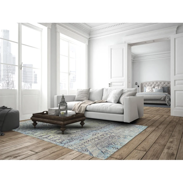 Feizy KATARI 3376F IN MINT/TAUPE 10' X 13' 2" Area Rug
