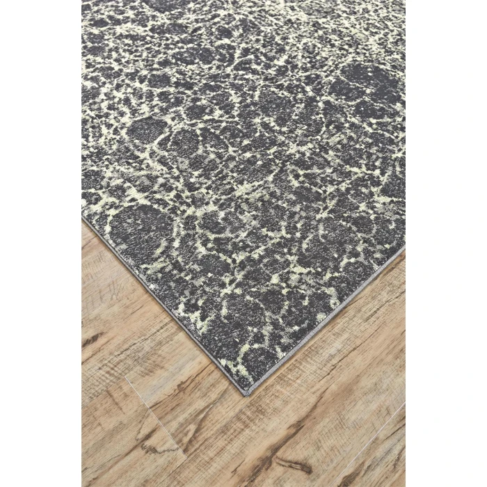 Feizy KATARI 3379F IN CASTLE/TAUPE 4' 3" X 6' 3" Area Rug