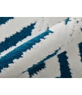 Feizy Saphir Mira TEAL/WHITE 6803490F 9 ft. 8 in. X 12 ft. 7 in. Rectangle Rug
